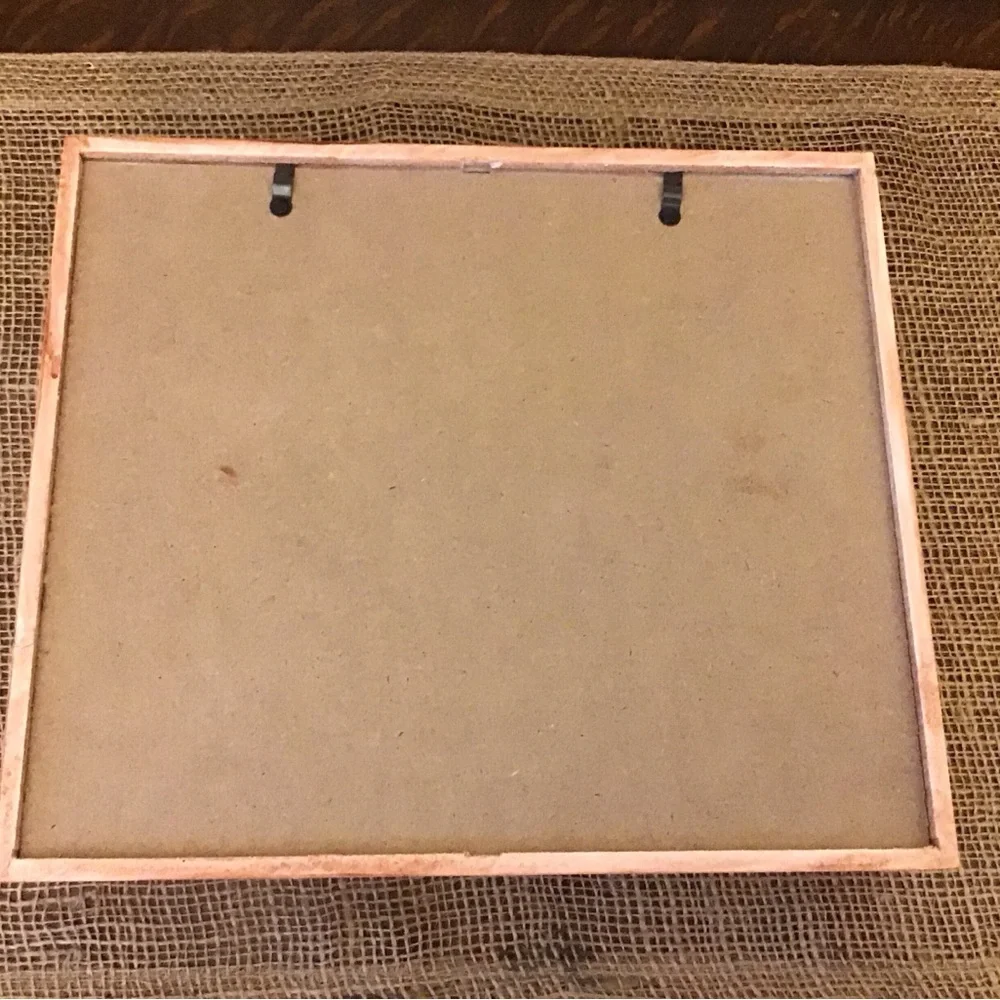 NWT His Hers Bottle Cap and Wine Cork Wooden Shadow Box